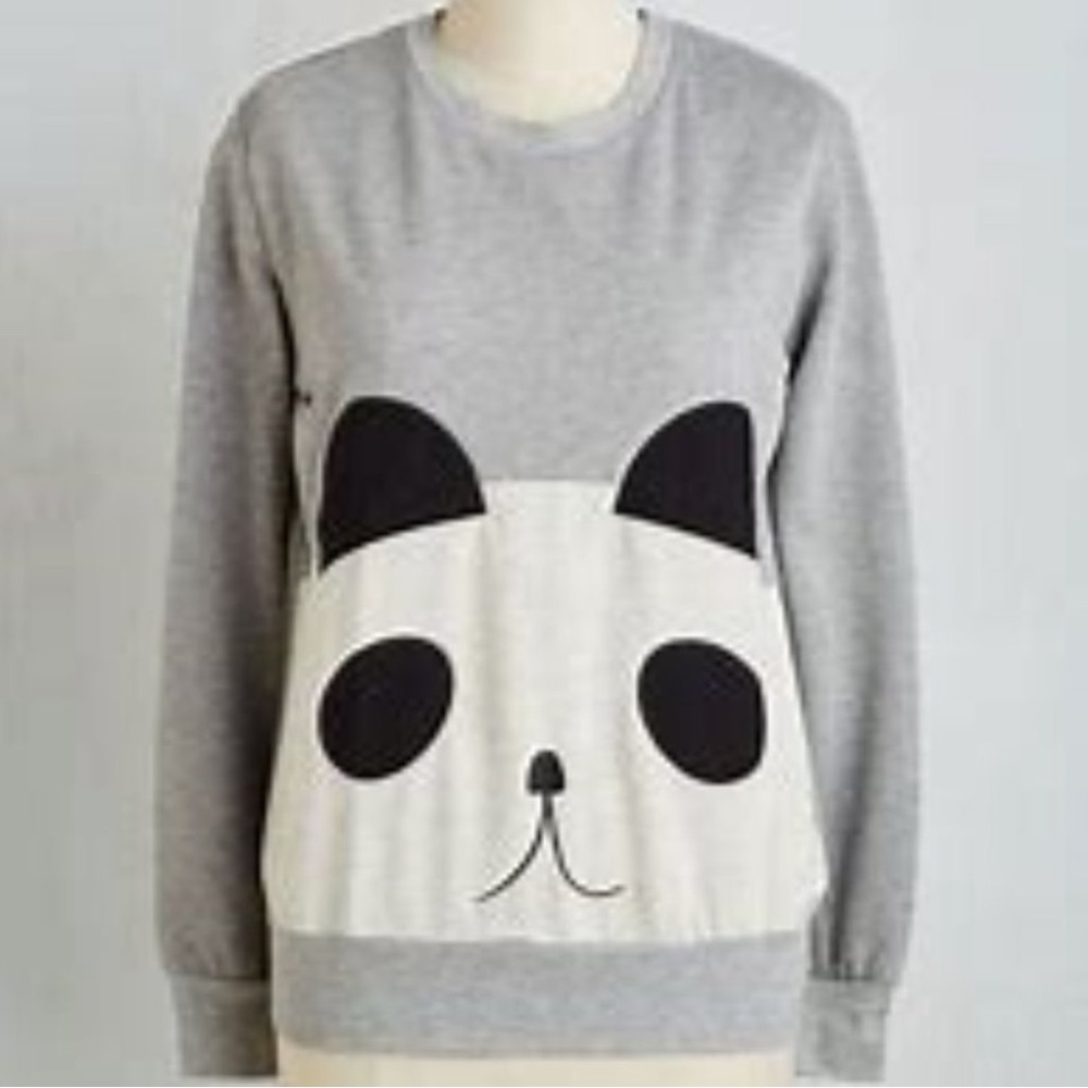 ModCloth Kling panda sweatshir
